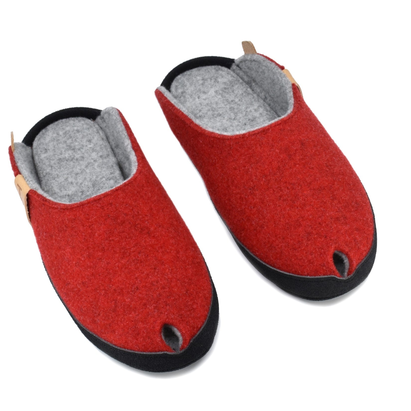 Woolen slippers Brussels Red, Limited Edition