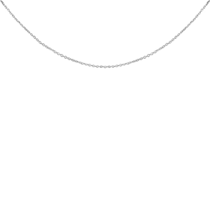 Diamond Cut Anchor Link Chain 45 cm, silver color