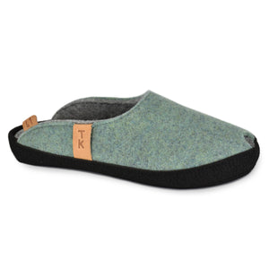 Woolen slippers Brussels, Green Limited Eddition