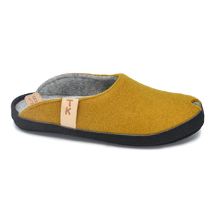 Woolen slippers Brussels, Mustard Limited Eddition