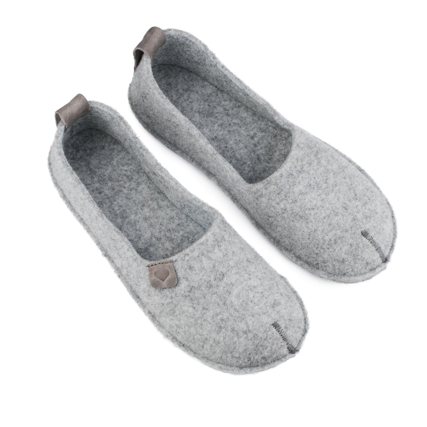 Women's woolen slippers HALL, grey