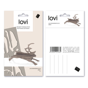 Reindeer by Lovi, S size card