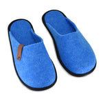 Recycled felt slippers Ranna Blue