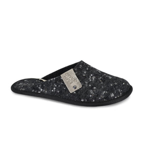 Unisex woolen slippers DOT, dark grey