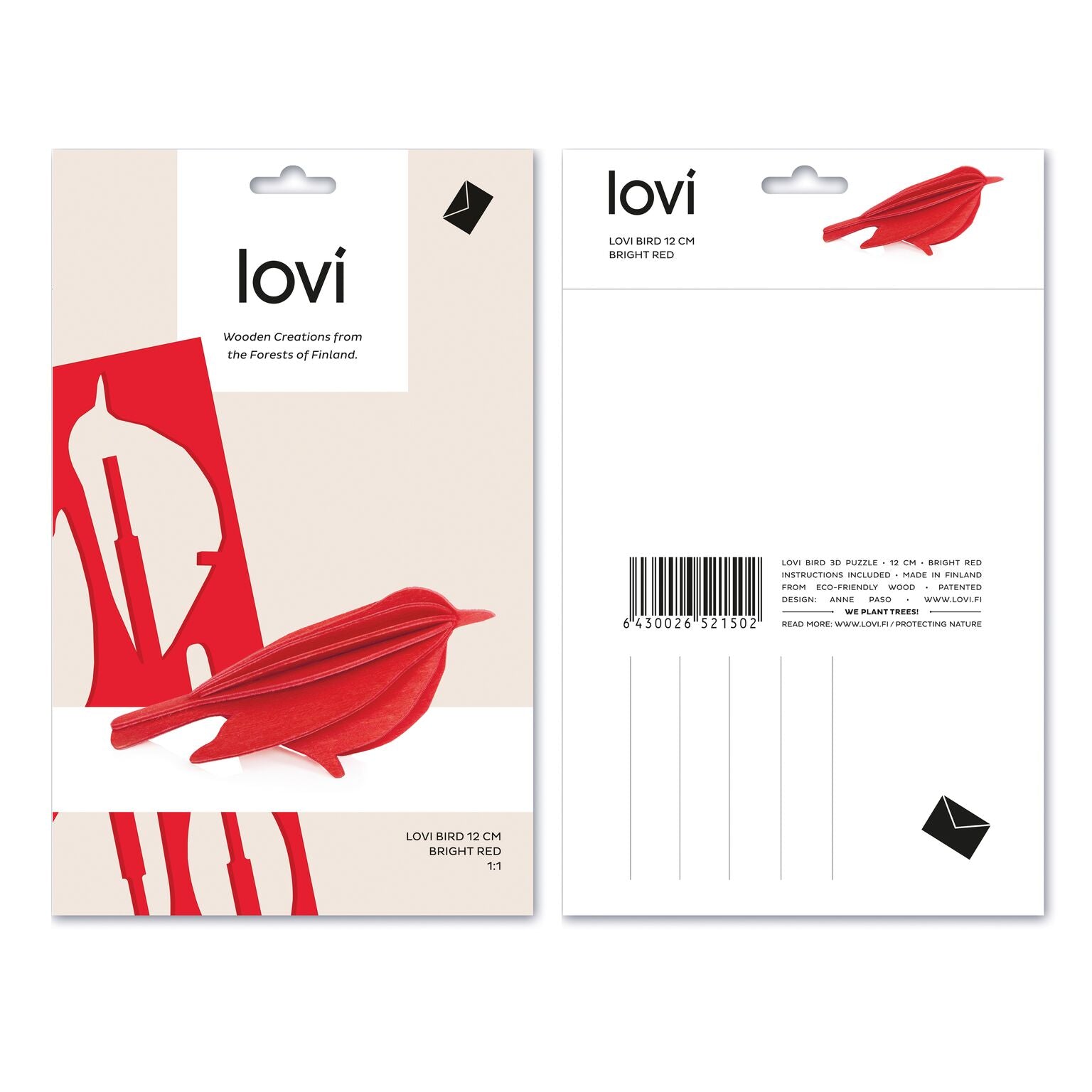 Bird by Lovi, M size card
