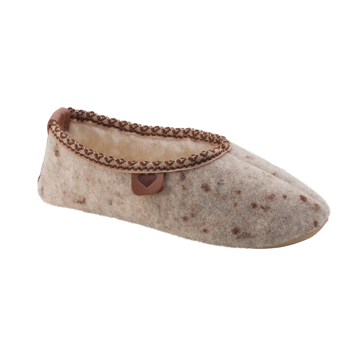 Copy of Kid's woolen slippers Ponni Beige